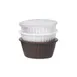 GET ER-404-CL Clear Plastic Ramekin, 4 Oz 3-3/4" Dia X 1-1/2" Deep, Break-Resistant, SAN - 1 Dozen 1 image