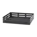 GET FB-1113-MG Crate Frame – Half-Size Rectangular Steel, Powder-Coated Metal Gray, 13½"×11"×2¾" 1 image