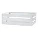 GET FB-FULL-W Curator Crate Frame - 21-3/4" x 13-1/2" x 7-1/2", Steel, White, Standard Food Pan 1 image