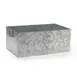 GET GT-2112-GG Beverage Tub, 8.5 Gal Rectangular, 20" (24" Handles) x 12" x 8-1/2" Galvanized Gray, Hand-Wash 1 image