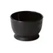 GET HCR-92-BK Insulated Black 5 oz Bowl, 3-1/2" x 2-1/4" Height, BPA-Free Polypropylene - 1 Dozen 1 image