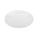 GET HI-2001-CL - Clear 8" Round Scalloped Edge Plastic Reusable Plate for Home Dining, 1 Dozen 1 image