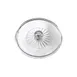 GET HI-2020-CL Ice Bucket Lid, For Ice Bucket Hi-2015, Clear 1 image