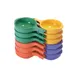 GET HSB-112-MIX Soup Bowl, 12‑15 oz, 5‑1/4" Dia × 2" H, Melamine, Mardi Gras Color Mix - 1 Dozen 1 image
