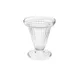 GET ICM-25-CL Ice Cream Cup, 6 Oz., 3-3/4" Dia. X 4-1/2"H, BPA-Free SAN, Clear - 1 Dozen 1 image