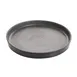 GET INF214 Cheforward Plate – 8-1/3" Dia. x 1-1/10" H, Small Round Grey Melamine, BPA‑Free 1 image