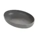 GET INF219 Cheforward Infuse Pasta Bowl, 10"L x 7"W x 2-3/4"H, Oval, Melamine, Stone Grey 1 image