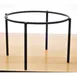 GET IR-510 Urban Renewal Pizza Stand – 10" Dia, 7" Height, Round, 1-Tier, Powder‑Coated Black Iron 1 image