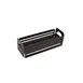 GET IR-721-MG Condiment Stand, 12-1/2" x 4-3/8" x 4", 3-Jar, Powder Coated Iron, Grey 1 image