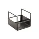 GET IR-730-MG Condiment Stand - 4-1/2" x 4-1/2" x 5-1/2", Holds 4" x 4" Bowl, Iron, Gun Metal 1 image