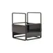 GET IR-731-MG Urban Renewal Condiment Stand, 4-1/2" x 4-1/2" x 5-1/2", Metal Grey, Iron 1 image