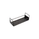 GET IR-732-MG Urban Renewal Condiment Stand, 4-1/2" x 12-1/2" x 4", 3 Bowl, Metal Grey, Iron 1 image