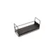 GET IR-733-MG Urban Renewal Condiment Stand, 4-1/2" x 12-1/2" x 5-1/2", 3-Compartment, Metal Grey, Iron 1 image