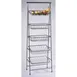 GET IR-900 POP Pane Stand, 23½" × 14" × 64" H, Rectangular 5‑Tier Powder Iron, Gray 1 image