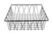 GET IR-912 Urban Renewal POP Pastry Basket, 12" x 4"H, Square, Gray, Iron 1 image