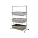 GET IR-952-SV POP™ Pane Stand, 22-3/4" x 11" x 31-1/4" 3‑Tier Silver Riser, Height 30" 1 image