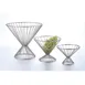 GET IRB-102C Round Metal Food Serving Basket, 10-3/4" Dia. x 9-1/2" H, Wire Base 1 image