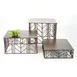 GET IRFLW-3000 Prairie Riser Set, 3 Brown Iron Powder‑Coated Risers 10" x 12" x 3", 6", 9" - Set 1 image