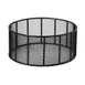GET IRSFB-100 Mesh Fence Riser, 14" Dia. x 6" H Round, Black Iron, 5‑8" Height, 1‑2 Steps 1 image