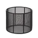 GET IRSFB-103 Urban Renewal Mesh Riser, 7-1/2" Dia. x 6"H, Round, Black, Powder Coated Iron 1 image