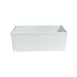 GET IS016-MOD - Bugambilia Salad Bar Bowl, 9 Qt 744 oz, 18" x 18" Sq 6" Deep White Aluminum Finish 1 image