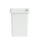GET IS022-MOD Bugambilia Salad Bowl, 1-2 Qt, 4.88" L × 4.88" W × 6.18" D, White Aluminum, Smooth 1 image