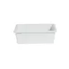 GET IS025-MOD Salad Bar Bowl, 84.54 Oz (1‑2 Qt), 9" x 9" Square, 3" Deep, White Aluminum Resin Finish 1 image