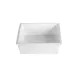 GET IS025LM - Lime Green Square Salad Bar Bowl, 9" x 9" x 3", 1‑2 Qt, Aluminum with Resin Coating 1 image