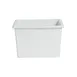 GET IS035-MOD Bugambilia Salad Bowl, 3-4 Qt, White Aluminum, Smooth Finish, 9.65" x 9.65" x 4" 1 image