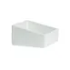 GET ISS15-MOD Bugambilia Square Bowl, 3‑4 Qt, 9‑1/4" × 9‑1/4" × 5.12" White Aluminum Finish 1 image