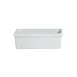 GET IU014-MOD Salad Bar Bowl, 7-8 Qt, 20.8" L x 7.9" W x 4" Deep, White Aluminum Rectangular Resin Finish 1 image
