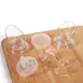 GET JUICE POURCL Clear Polypropylene Pour Lid for SDB-16 & SDB-32 Salad Dressing Bottles - Dozen 1 image