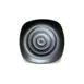 GET JW1118-B Square Melamine Plate, 11-5/8" x 1-1/8" Black, Dishwasher Safe, BPA Free 1 image