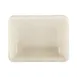 GET JW3252T-ES Sauce Dish, 2 Oz., 3-1/4" L x 2-1/2" W x 1" H, Two-Tone Sand/Black, Melamine, BPA-Free 1 image