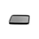 GET JW5212-B Tray, 12" x 3/4"H Square, Black Melamine, Break/Chip & Stain/Scratch Resistant 1 image