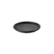 GET JW7007-B Plate, 7-3/4" Dia. x 1"H, Round Coupe, Resistant, Dishwasher Safe, Melamine, Black 1 image