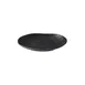GET JW7309-B Black Oval Plate 9" x 5-3/4" x 1-3/8", BPA-Free Melamine, Scratch-Resistant 1 image