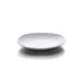 GET JW7309-W Oval Plate, 9"L x 5-3/4"W x 1-3/8"H, White Melamine, Deep, Scratch & Chip Resistant 1 image