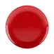 GET JW99R2T-BR Plate, 9" Dia. x 3/4"H, Round, Two‑Tone Black/Red, Melamine, Break/Chip Resistant 1 image