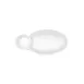 GET JWC1408-W Chip & Dip Bowl, 10" x 5-1/2" x 2-1/8", 2-Compartment Melamine White 1 image