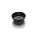 GET JWT56-B Kozara Bowl, 4 Oz., 3-7/8" Dia. x 1-1/2" H, Black Melamine, Stain & Scratch Resistant 1 image