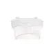GET LID-1000-CL Replacement Clear Snap-On Round Plastic Lid for CR-1000 - Dozen 1 image