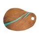 GET LP301 Cheforward Lapis Board, 17-3/8" L x 12" H, Melamine Tray, Cherry Turquoise, Dishwasher Safe 1 image
