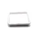 GET M1010-NW Elite Global Solutions Tray, 10" x 10" x 1.5"H, Square, Organic Edged, White, Melamine 1 image