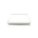 GET M1010SQ-NW Tray, 10" x 10" x 1"H Square White Melamine, Beaded Edge, Break/Chip/Stain Resistant 1 image