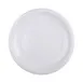 GET M10118R-W 10" Round Melamine Serving Platter, White, Dishwasher Safe, BPA Free 1 image