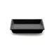 GET M1012RC-B Bowl, 12"L x 10"W x 2"H, 2-1/2 Qt (80 Oz), Melamine, Black 1 image