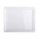 GET M1013RC-W Platter, 13"L x 10-1/2"W x 1-1/8"H, White Melamine,Break/Chip, Stain/Scratch Resistant 1 image