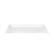 GET M1018RC-NW Platter, 18-3/8"L x 10"W x 1-1/2"H, Rectangular, Melamine, White 1 image