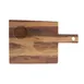 GET M109RC-HW Melamine Serving Board, 9-3/4" x 9" x 10" x 8-1/4" x 1/2"H, Faux Hickory, 4" Handle 1 image